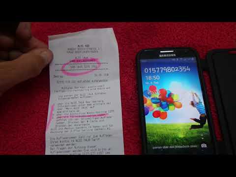 ☎️ Aldi Talk Guthaben aufladen *104*Code#