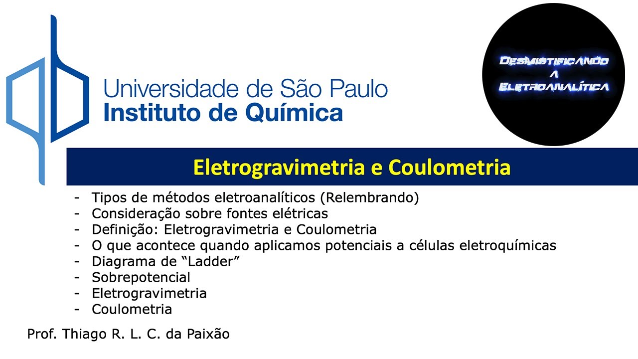 Eletrogravimetria e Coulometria