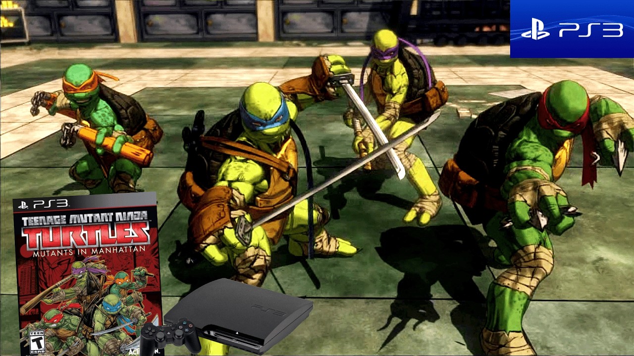 Teenage Mutant Ninja Turtles: Mutants in Manhattan (2016) Sony PlayStation 3 (PS3) Gameplay in HD