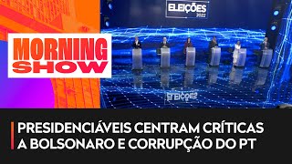 Presidenciáveis centram críticas a Bolsonaro e exploram corrupção do PT