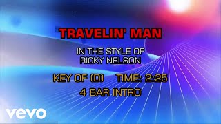 Ricky Nelson - Travelin&#39; Man (Karaoke)