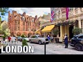 4K London Mayfair Luxury Area Posh Area New Bond St Central London Walk Wealthy