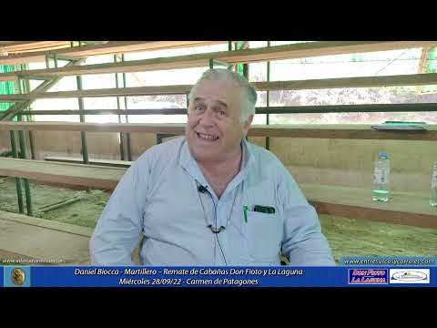 28-09-22 - Daniel Biocca - Martillero - Remate de Cabañas Don Fioto y La Laguna -Carmen de Patagones