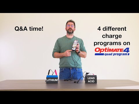 OptiMate 4 Quad Program Explained | How to Charge Your 12V Battery Directly or via BMW CAN-bus