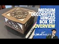 Project Overview Medium Decorative Hinged Box Set