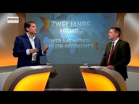 Augstein und Blome vom 26.10.2012: Zwei Jahre mehr - Wer hat Merkel klein-gegriecht?