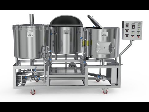 Nano Brew House: 3 kettle mashing system