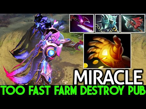 MIRACLE [Arc Warden] 8 Min Midas Too Fast Farm Destroy Pub Game Dota 2
