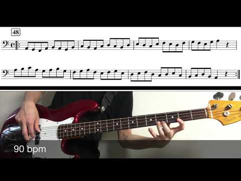 Day 48 - Daily Bass Exercise  (60bpm~180bpm)
