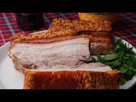 ¡PANCETA DE CERDO CRUJIENTE Y JUGOSO PARA NAVIDAD!