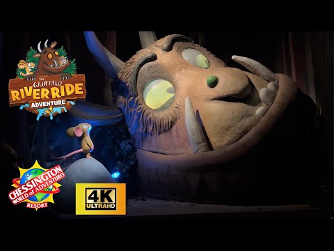 The Gruffalo River Ride Adventure AT CHRISTMAS ON RIDE POV - Chessington World of Adventures Resort