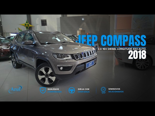 Vídeo JEEP COMPASS 2.0 16V DIESEL LONGITUDE 4X4 AUTOMATICO