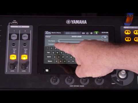 Saving the Console Settings via USB - Yamaha TF QuickTip ep15