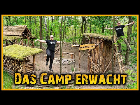 Bushcraft Camp [S05/E20] Name, Rundgang und 'ne Leiter 🏕️ - Outdoor Bushcraft Lagerbau