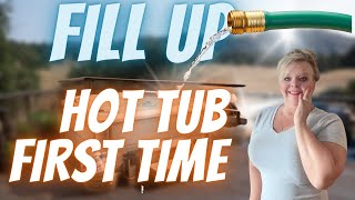 How to Fill a Hot Tub and Start It Up