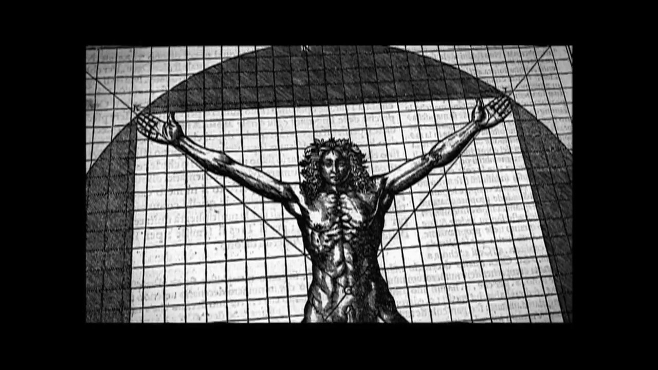 O Homem Vitruviano de Leonardo da Vinci / Dupla Hélice do DNA de Odile e Francis Crick