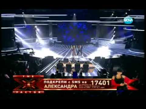 Final X Factor Bulgaria - Alexandra Apostolova(Sanny Alexa) ft Vasil Naidenov 11.12.2011