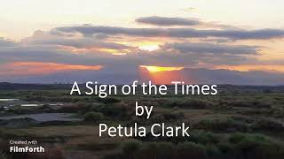 Petula Clark - A Sign of the Times