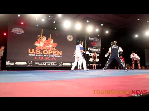 Anna Kondar vs Chelsey Nash Women's Overall Sparring Grand Championships at The 2014 US Open ISKA Wo