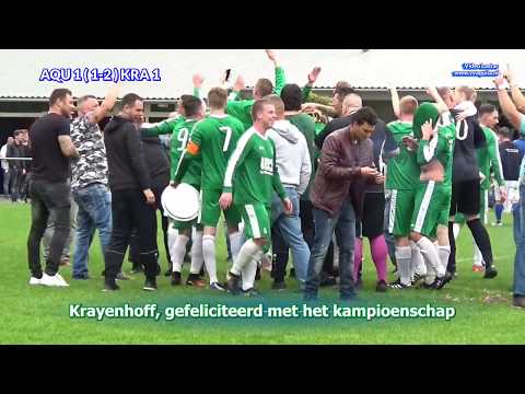 Zondag 2017-05-14 Aquila 1 - Krayenhoff 1 (uitslag 1-2) De Samenvatting