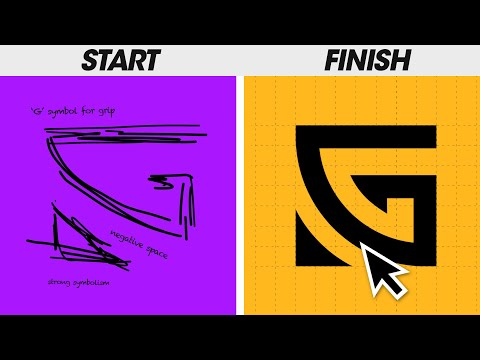 🔸 My ENTIRE Logo Design Process (Works Every Time!)