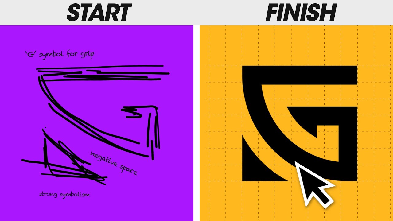 🔸 My ENTIRE Logo Design Process (Works Every Time!)