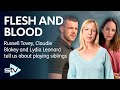 Russell Tovey Claudie Blakley And Lydia Leonard Talk Flesh And Blood