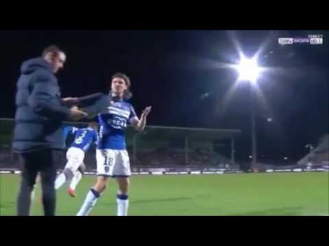 Soccer/Football Fail: Yannick Cahuzac Stupid red card Angers vs Bastia