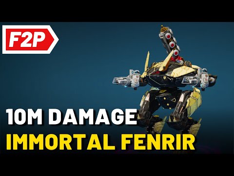 Fenrir Nucleon Atomizer deals 10.1 Million Damage - War Robots F2P