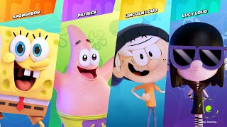 Nickelodeon All-Star Brawl - Spongebob & Patrick vs Lincoln Loud & Lucy Loud - Gameplay PC 2021