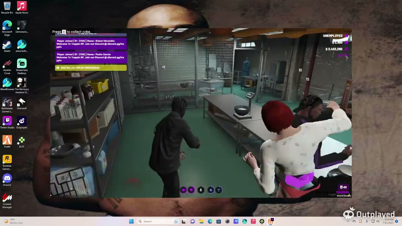 Gta Trappin RP Server Robbery Easy 300k