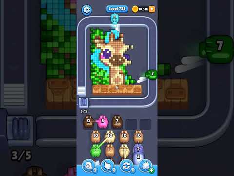 Pixel Flow Level 725 Walkthrough