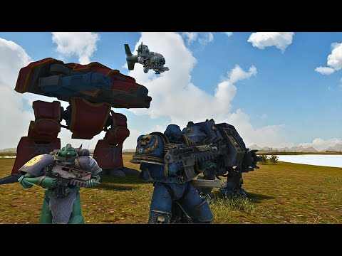 6,000,000 KHORNE & NURGLE ARMY BESIEGE THE HUMANITY FORTRESS - WARHAMMER 40K - Battle Simulator2