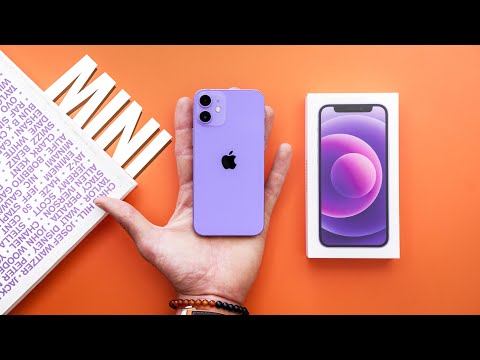 PURPLE iPhone 12 Mini UNBOXING and Setup!