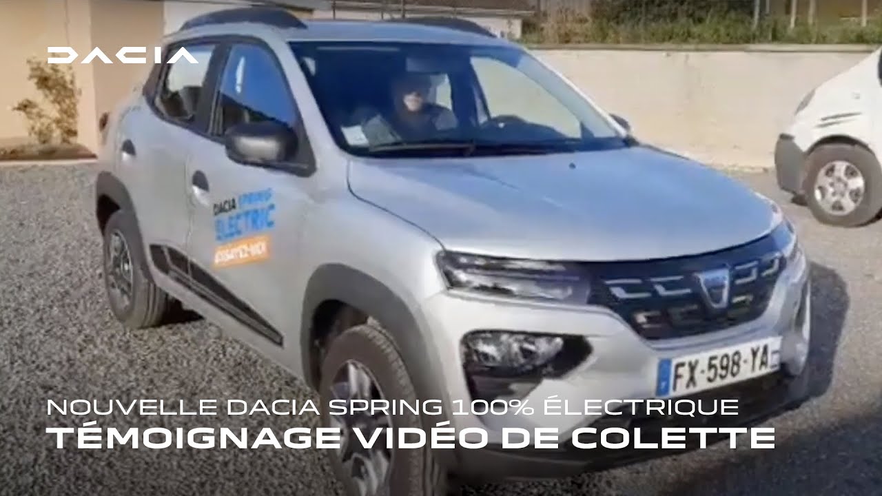 test vidéo Dacia Spring Colette