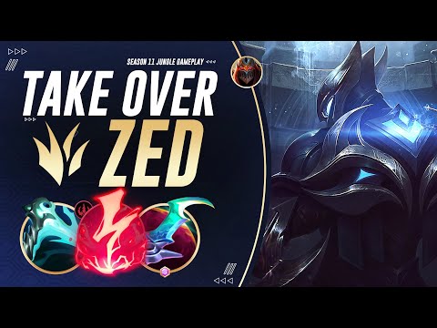 TAKE OVER Games & Snowball With Zed Jungle In Season 11! | Assassin Jungle Gameplay Guide & Build