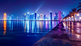 Doha 🇶🇦 Futuristic Skyline & Wonders┃4K Walking Tour – Qatar