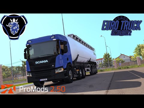 ETS2 1.38 | ProMods 2.50 | SCANIA P410 | Augustów - Siedlce