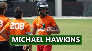 Frisco Emerson (TX) 2024 QB Michael Hawkins at Miami Camp