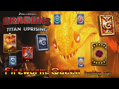 Dragons: Titan Uprising / Fireworm Queen Ranking Run / Full Battle / BP 8100+