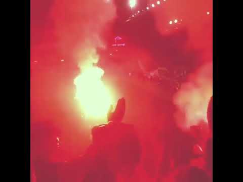 Antwerp supporters op Lokeren