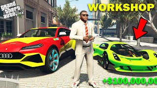 GTA 5 : Franklin Sold Most Expensive Concept Supercars In His Workshop GTA 5 ! (GTA 5 Mods)