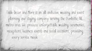 preview picture of video 'all inclusive wedding packages charlotte nc'