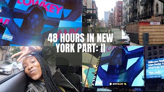 48HRS IN NEW YORK PART:II | TRAVEL VLOG | TIMES SQUARE | PROMOTING MY SINGLE "LOWKEY"