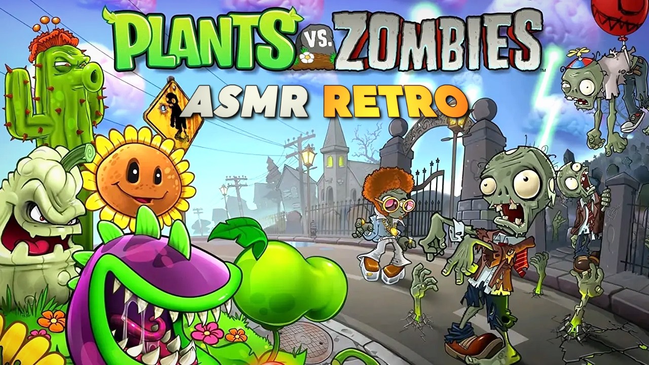 ASMR - Plants VS Zombies - The Backyard Battle Begins