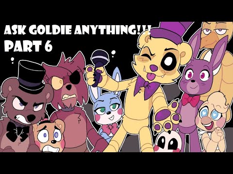 Ask Springtrap and Deliah Creator - Ask Goldie Anything Part 6【 FNAF Comic Dub 】