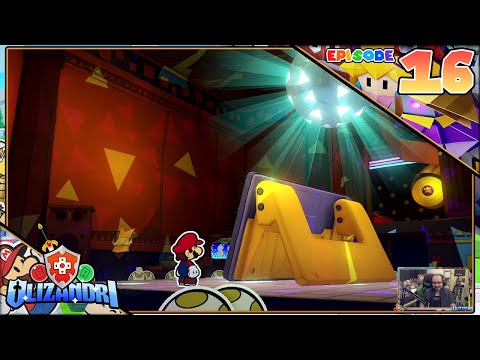 Paper Mario: The Origami King - Temple Of Shrooms Toads & The Disco Devil Hole Punch! - Episode 16