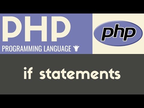If Statements | PHP | Tutorial 20