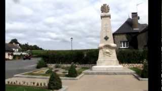 preview picture of video 'Courcite church and war memorial - Première Guerre mondiale 2 monument aux morts'