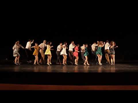 Rhythm Hoppers Graduation Swing Party 2018 - Lindy Hop routine 1